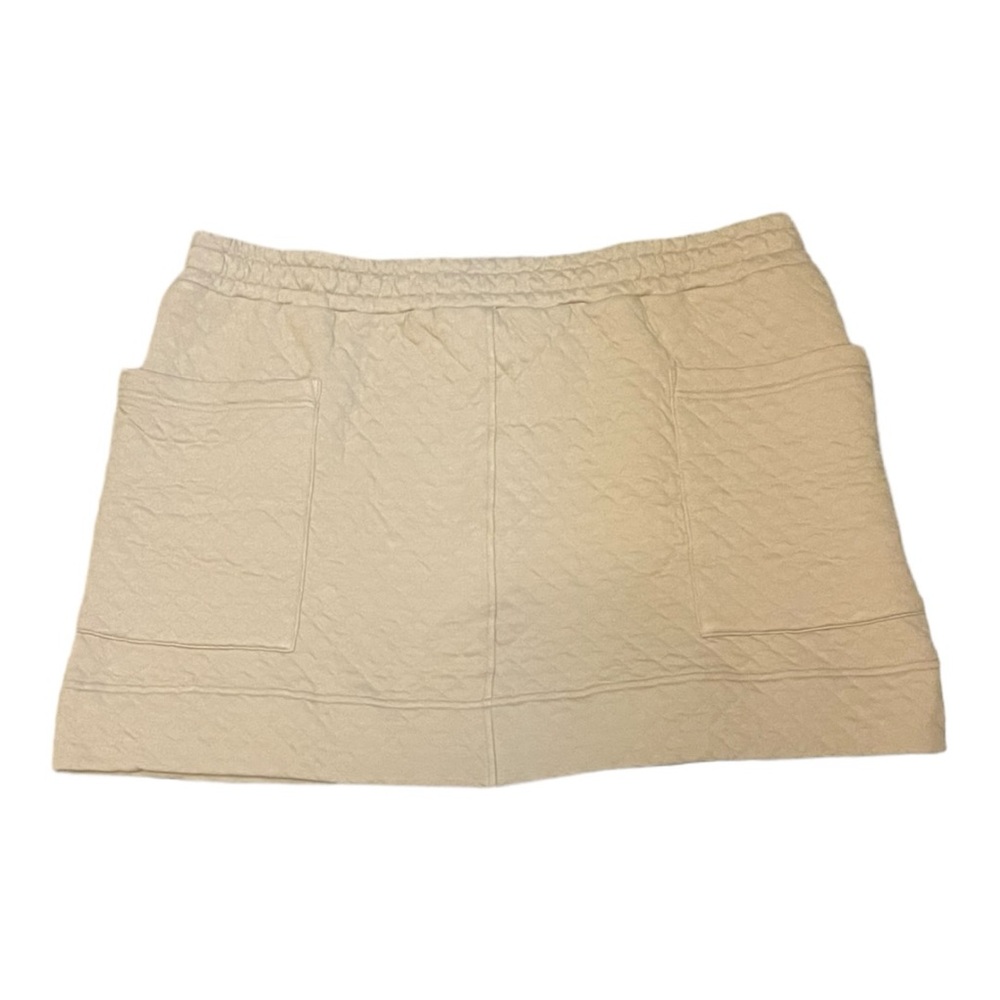 Smash + Tess Finley Mini Skirt in Natural Beige 2XL Quilted Comfy Pocket Plus - Picture 11 of 16